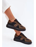 Dámské Kožené Tenisky Na Platformě Daniel Just Dare Černé model 21703393 - Daniel Lopez Just Dare