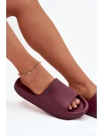 Lehké Dámské Pantofle Big Star model 21706429 Bordó - Big Star Shoes