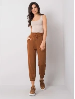 Tepláky 217 DR 25472.73 hnedá