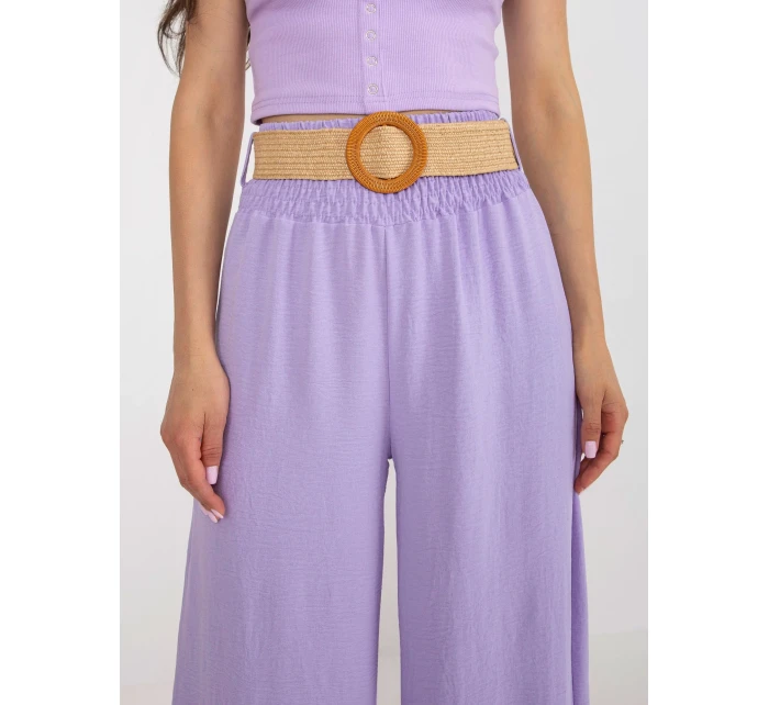 Spodnie DHJ SP model 18543378 jasny fioletowy - FPrice Spodnie DHJ SP model 18543378 jasny fioletowy - FPrice