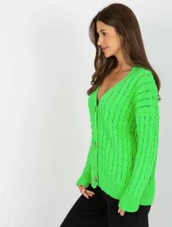 Dámsky sveter LC SW 8036 fluo zelený