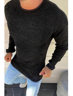 Čierny pánsky sveter WX1582