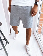 FashionStreet pánske svetlosivé teplákové šortky SX2266