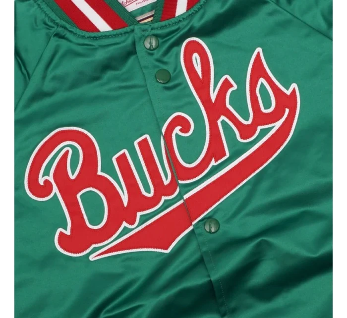 Mitchell & Ness NBA Milwaukee Bucks Ľahká bunda M STJKMG18013-MBUDKGN pánska