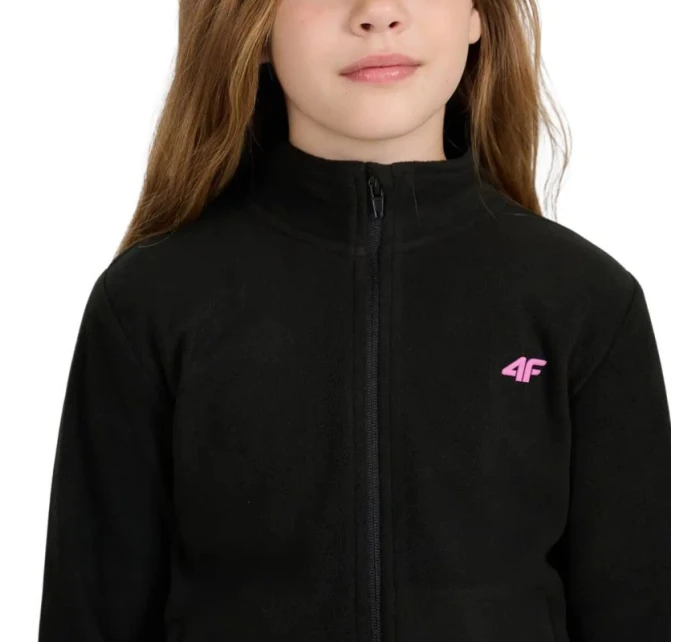 Dívčí fleece tmavě černý JWAW25TFLE 20S model 21394952 - 4F Dívčí fleece tmavě černý JWAW25TFLE 20S model 21394952 - 4F