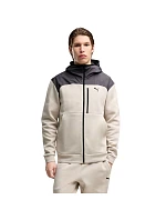 Pánska mikina Puma Tech Material Mix Full-Zip Hoodie, béžová, 694490 82 Pánska mikina Puma Tech Material Mix Full-Zip Hoodie, béžová, 694490 82