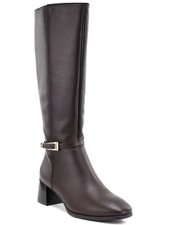 Skórzane damskie na brązowe Sergio model 22553956 - LEONE