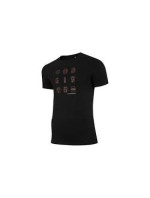Pánské tričko 4F M H4Z21-TSM018 Černá barva