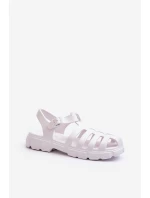 Dámské pěnové sandály bílé model 21654487 - Boto