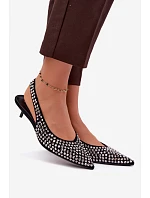 Dámské sandály Heel s přezkami Černé model 22320648 - Boto Dámské sandály Heel s přezkami Černé model 22320648 - Boto