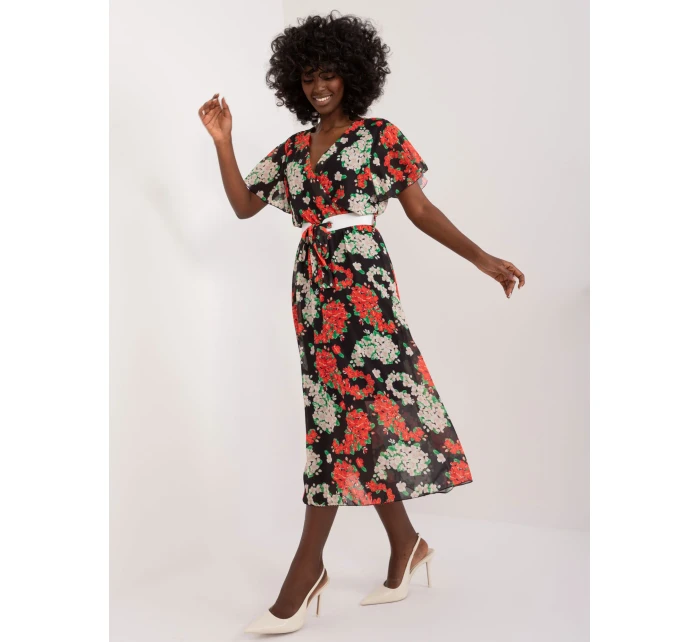 DHJ SK 17258 Šaty.01 čierna a červená DHJ SK 17258 Šaty.01 čierna a červená