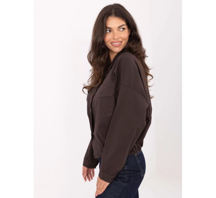 IT KS košeľa FL9273.86 tmavohnedá IT KS košeľa FL9273.86 tmavohnedá