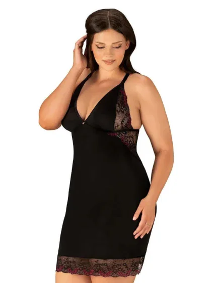 Rafinovaná košieľka Vanessme chemise 2XL/3XL - Obsessive