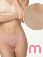 Bezšvové nohavičky Mousse Maxi peach - Julimex