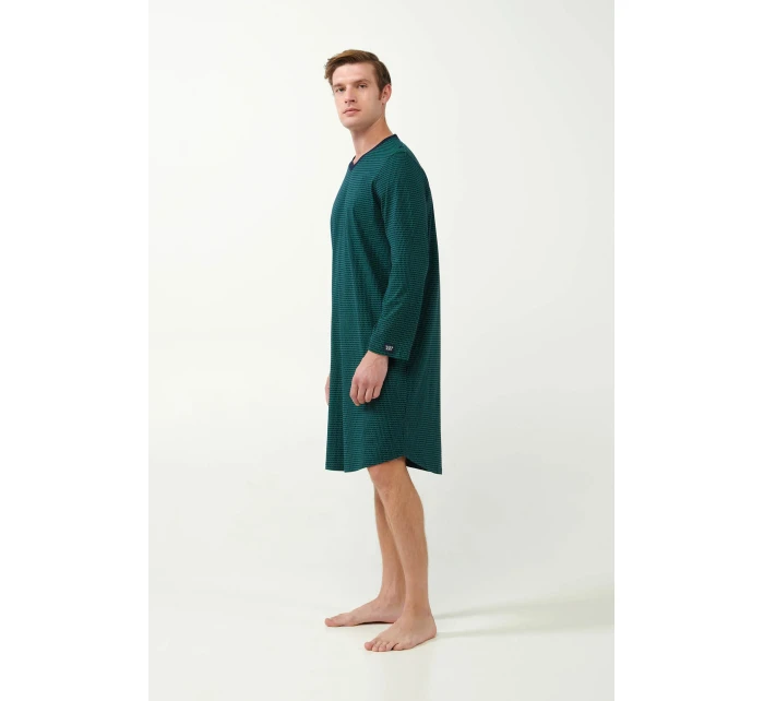 Vamp - Pánska nočná košeľa 21604 green-black - Vamp Vamp - Pánska nočná košeľa 21604 green-black - Vamp