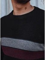 Pánský černý svetr Dstreet model 21979368 - FashionStreet Pánský černý svetr Dstreet model 21979368 - FashionStreet