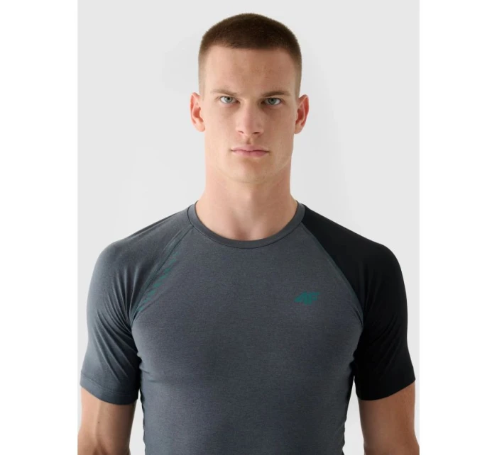 Pánske rýchloschnúce bežecké tričko 4F 4FWAW24TFTSM0955-40M pánske Pánske rýchloschnúce bežecké tričko 4F 4FWAW24TFTSM0955-40M pánske