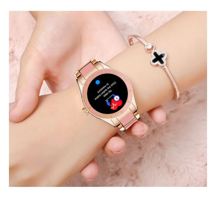 Dámské chytré hodinky Pink model 21804951 - RUBICON Dámské chytré hodinky Pink model 21804951 - RUBICON