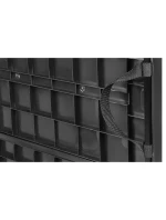 Stôl na stolovanie KOMPAKTNÝ STÔL 86,5x86,5x71 cm a 4 sedadlá ČIERNA