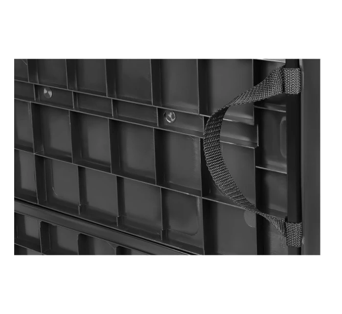 Stôl na stolovanie KOMPAKTNÝ STÔL 86,5x86,5x71 cm a 4 sedadlá ČIERNA