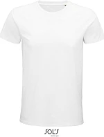 SOL'S Pioneer Men Pánske tričko z bio bavlny 25.3565 biele