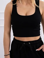 Súprava top+nohavice čierna