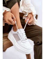 Dámské klasické sportovní boty model 21611259 Bíle - Goe