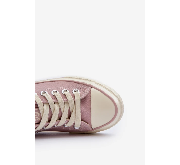 Nízké dámské tenisky Big Star model 21654816 Růžové - Big Star Shoes