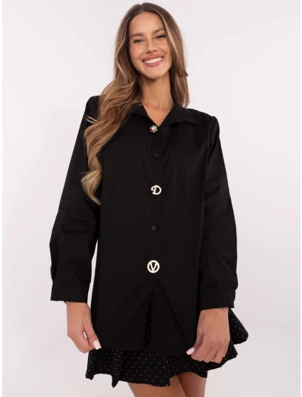 Košeľa DHJ KS 20132.04P čierna