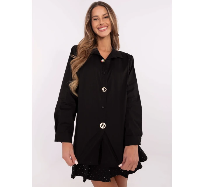 Košeľa DHJ KS 20132.04P čierna