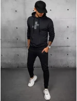 FashionStreet čierna pánska tepláková súprava AX0677