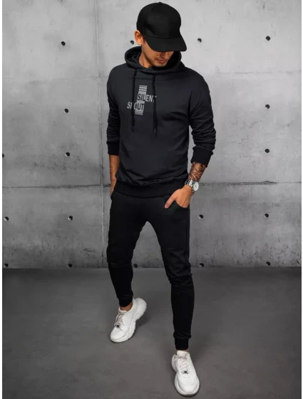 FashionStreet čierna pánska tepláková súprava AX0677