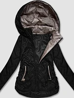 Dámska ľahká bunda s kapucňou S'West Black (B8558-1)