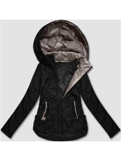 Dámska ľahká bunda s kapucňou S'West Black (B8558-1)