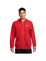 Pánska mikina Nike Club BB FZ Hoodie, červená, FN3861 657 M Pánska mikina Nike Club BB FZ Hoodie, červená, FN3861 657 M
