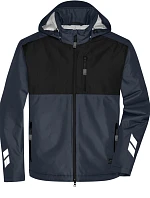 Daiber JN 1815 Pracovná polstrovaná bunda z hardshellu 02.1815 carbon/black