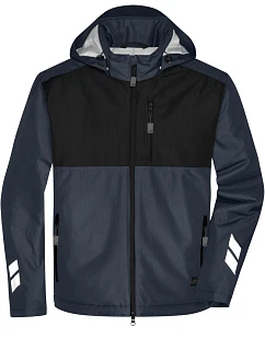 Daiber JN 1815 Pracovná polstrovaná bunda z hardshellu 02.1815 carbon/black