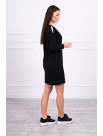 Šaty s potiskem Honey model 18744046 černé - K-Fashion