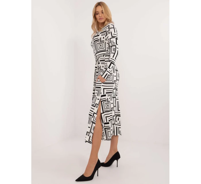 Sukienka LK SK model 20572072 biało czarny - FPrice