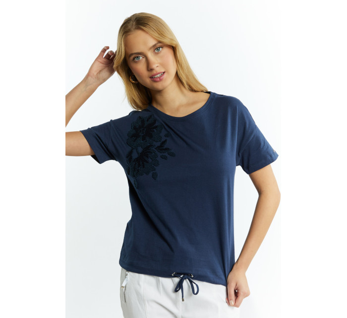 Monnari Tričká Dámske pletené tričko Navy Blue
