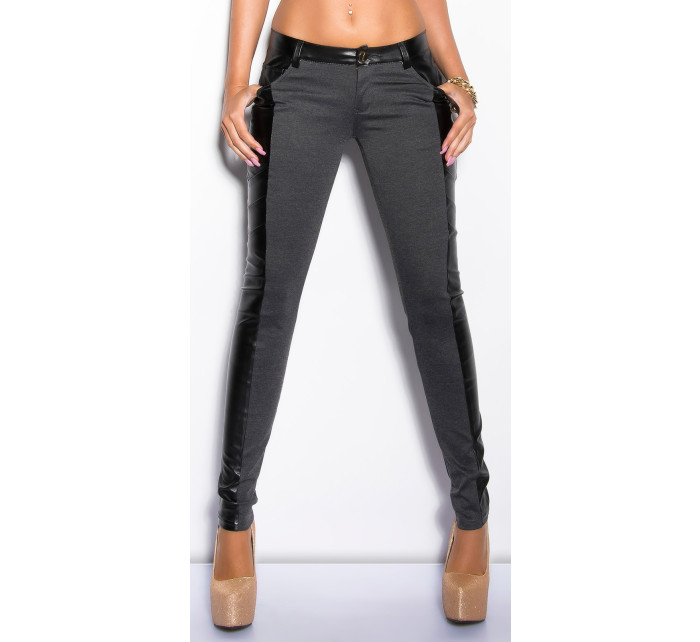 Sexy KouCla treggings with leather look