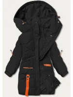 PUCHOWA KURTKA DAMSKA Z  CZARNA model 21244218 - Ann Gissy
