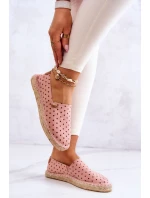 Dámské espadrilky s puntíky Big Star model 21577526 Růžové - Big Star Shoes
