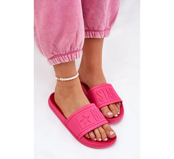 Klapki Damskie Big Star NN274A668 Fuksja