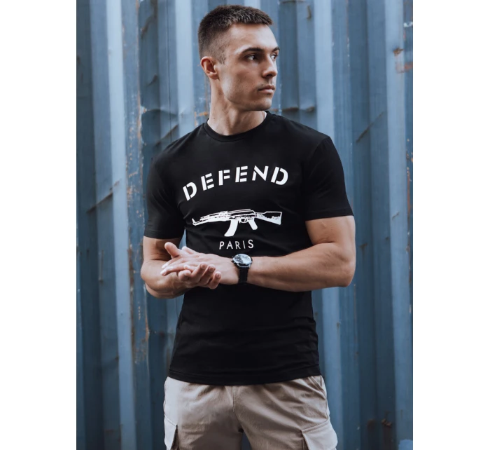 Pánské tričko s potiskem černé Dstreet model 21977595 - FashionStreet