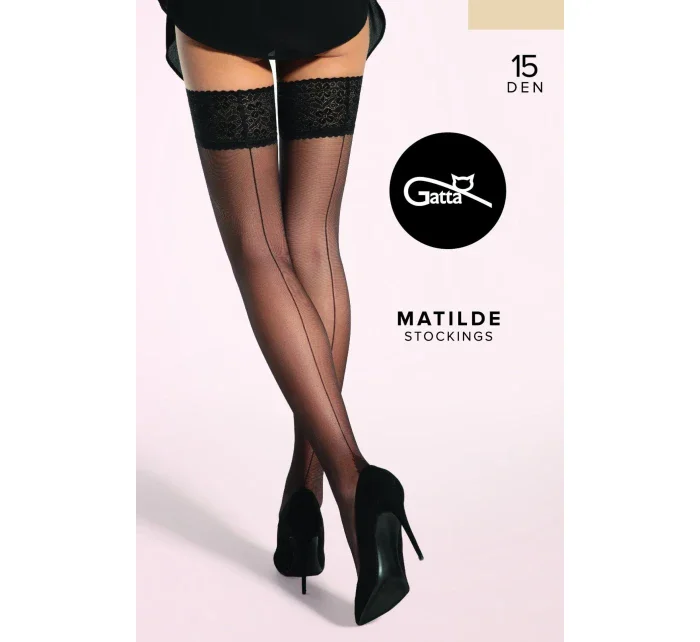 Dámske samodržiace pančuchy Gatta | Matilde lycra 20 den