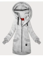 Damska bluza ze jasny szary model 21335833 - LHD Damska bluza ze jasny szary model 21335833 - LHD