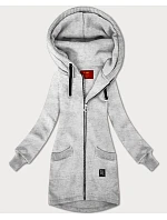Damska bluza ze  jasny szary model 22393784 - LHD