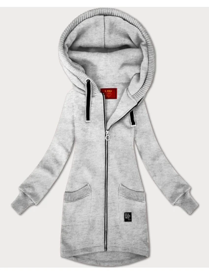 Damska bluza ze jasny szary model 21335833 - LHD Damska bluza ze jasny szary model 21335833 - LHD