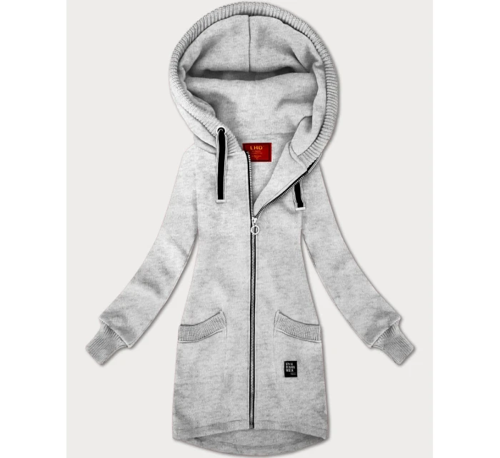 Damska bluza ze jasny szary model 21335833 - LHD Damska bluza ze jasny szary model 21335833 - LHD